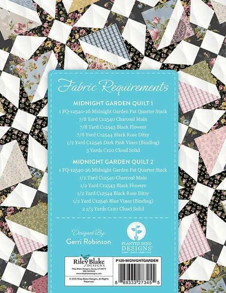 Gerri Robinson Midnight Garden Quilt Pattern 4 Gerri Robinson Midnight Garden Quilt Pattern - Image 4
