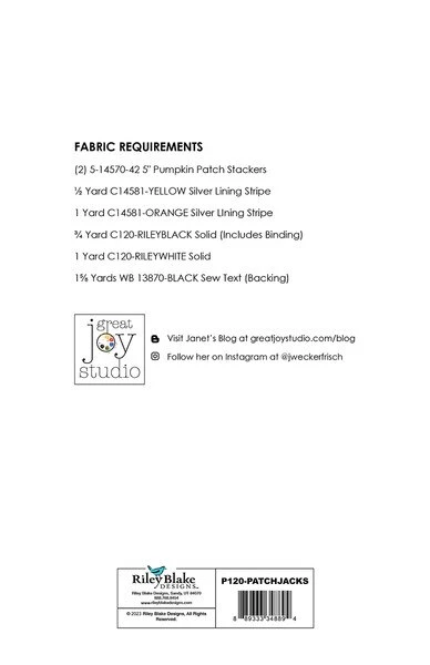 J. Wecker Frisch Patch Jacks Quilt Pattern 2 J. Wecker Frisch Patch Jacks Quilt Pattern - Image 2