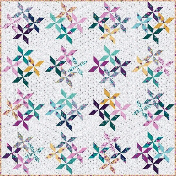 Gerri Robinson Spin Me Around Quilt Pattern 4 Gerri Robinson Spin Me Around Quilt Pattern - Image 4