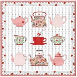 J. Wecker Frisch Sweet-Tea Quilt Pattern 5 J. Wecker Frisch Sweet-Tea Quilt Pattern -Riley Blake Designs P120 SWEETTEA media 3