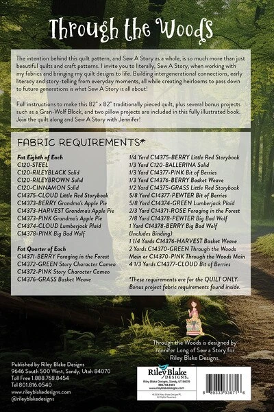 Bee Sew Inspired Through The Woods Sew-A-Story Booklet 1 Bee Sew Inspired Through The Woods Sew-A-Story Booklet