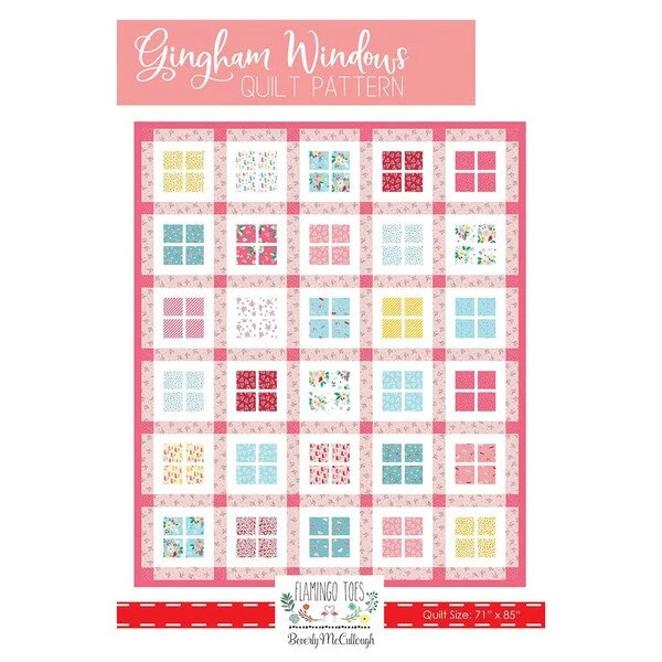 Beverly McCullough Gingham Windows Quilt Pattern 1 Beverly McCullough Gingham Windows Quilt Pattern