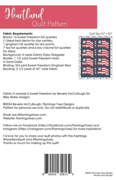 Beverly McCullough Heartland Quilt Pattern 2 Beverly McCullough Heartland Quilt Pattern - Image 2