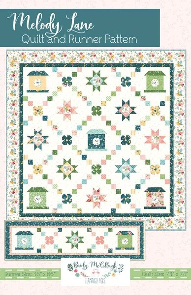 Beverly McCullough Melody Lane Quilt And Runner Pattern 1 Beverly McCullough Melody Lane Quilt And Runner Pattern