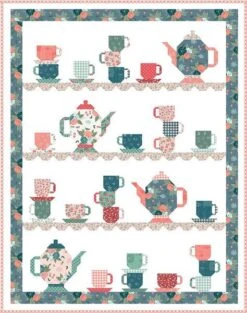 Beverly McCullough Tea Party Quilt Pattern 5 Beverly McCullough Tea Party Quilt Pattern -Riley Blake Designs P138 TEAPARTY media 3