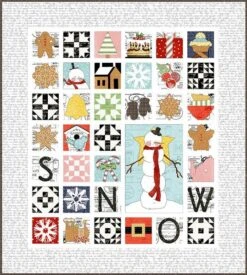 J. Wecker Frisch Sweet Snow Along Quilt Pattern