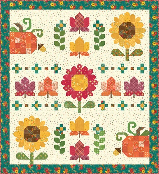 Heather Peterson Autumn Afternoon Sampler Quilt Pattern 1 Heather Peterson Autumn Afternoon Sampler Quilt Pattern
