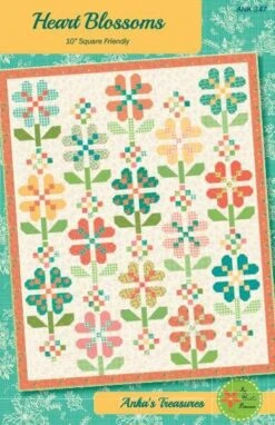 Heather Peterson Heart Blossoms Quilt Pattern