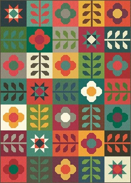 Heather Peterson Mod Blossoms Quilt Pattern 2 Heather Peterson Mod Blossoms Quilt Pattern - Image 2