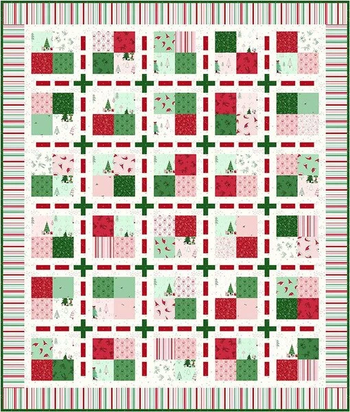 Amanda Niederhauser 4-Patch Charm Quilt Pattern 1 Amanda Niederhauser 4-Patch Charm Quilt Pattern