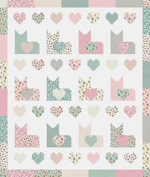 Amanda Niederhauser I Love Cats Quilt Pattern 2 Amanda Niederhauser I Love Cats Quilt Pattern - Image 2