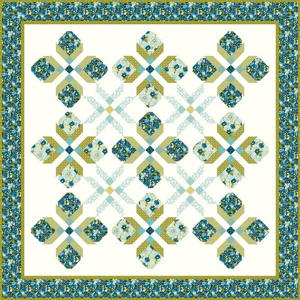 Sandy Gervais Budding Stars Quilt Pattern 1 Sandy Gervais Budding Stars Quilt Pattern