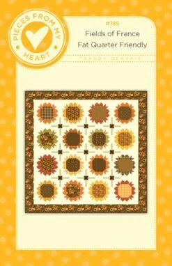 Sandy Gervais Fields Of France Quilt Pattern