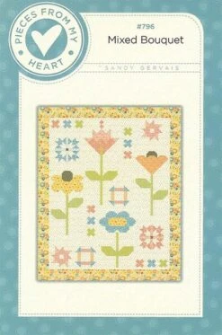 Sandy Gervais Mixed Bouquet Quilt Pattern