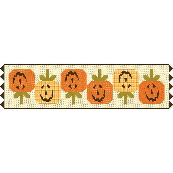 Sandy Gervais Pumpkin Parade Runner And Quilt Pattern 1 Sandy Gervais Pumpkin Parade Runner And Quilt Pattern