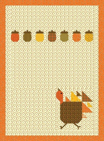 Sandy Gervais Sky Is Falling Quilt And Runner Pattern 3 Sandy Gervais Sky Is Falling Quilt And Runner Pattern - Image 3