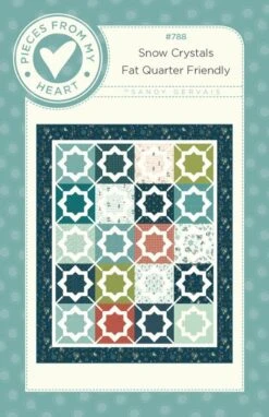 Sandy Gervais Snow Crystals Quilt Pattern