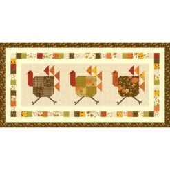 Sandy Gervais Turkey Trot Table Runner Pattern