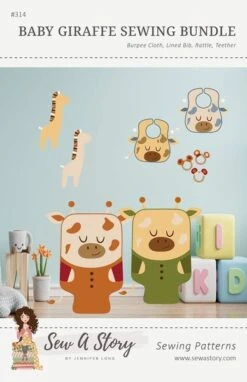 Jennifer Long Baby Giraffe Sewing Bundle Pattern