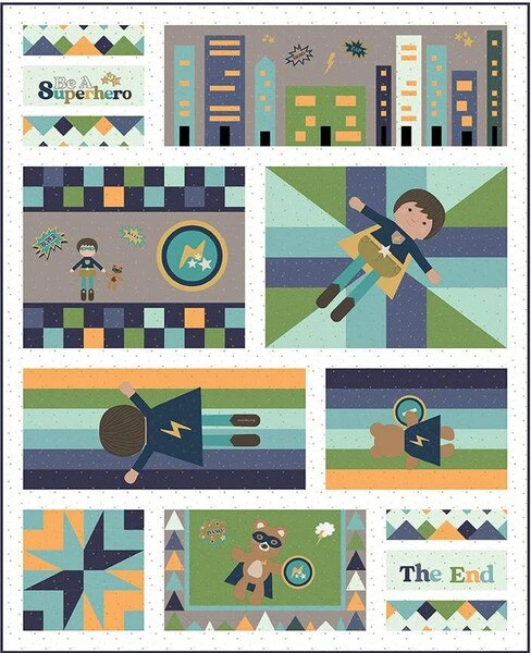 Jennifer Long Comic Book Quilt Pattern 2 Jennifer Long Comic Book Quilt Pattern - Image 2