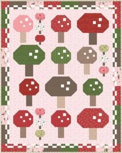 Jennifer Long Mushroom Garden Quilt Pattern
