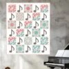 Jennifer Long Music Score Quilt Pattern
