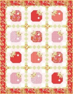 Jennifer Long Strawberry Basket Quilt Pattern -Riley Blake Designs P177 STRAWBERRYBASKET media 3