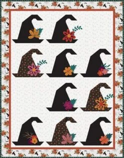 Jennifer Long Witch's Hat Quilt Pattern