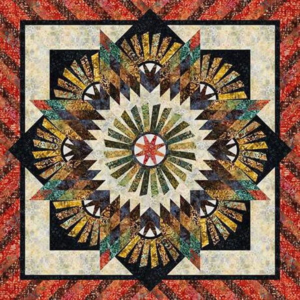 Quiltworx Tarnished Windmill Quilt Pattern 1 Quiltworx Tarnished Windmill Quilt Pattern