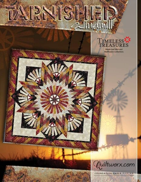 Quiltworx Tarnished Windmill Quilt Pattern 2 Quiltworx Tarnished Windmill Quilt Pattern - Image 2