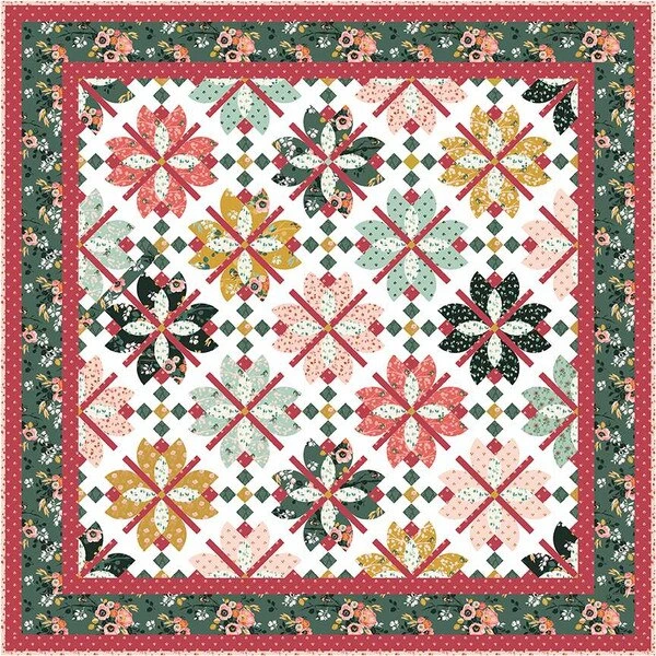Sew-N-Quilt Flowers Through The Lattice Quilt Pattern 3 Sew-N-Quilt Flowers Through The Lattice Quilt Pattern - Image 3