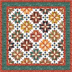 Sew-N-Quilt Flowers Through The Lattice Quilt Pattern 7 Sew-N-Quilt Flowers Through The Lattice Quilt Pattern -Riley Blake Designs P188 FLOWERS media 4