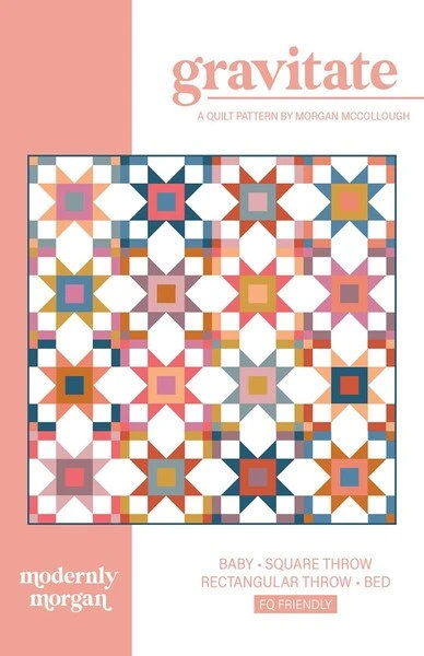 Modernly Morgan Gravitate Quilt Pattern 1 Modernly Morgan Gravitate Quilt Pattern
