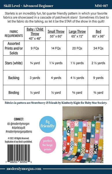 Modernly Morgan Starlets Quilt Pattern 2 Modernly Morgan Starlets Quilt Pattern - Image 2