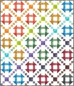 Needle In A Hayes Stack Ombre Fanfare Quilt Pattern -Riley Blake Designs P214 OMBREFANFARE media 3