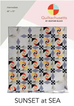 Quiltachusetts Sunset At Sea Quilt Pattern