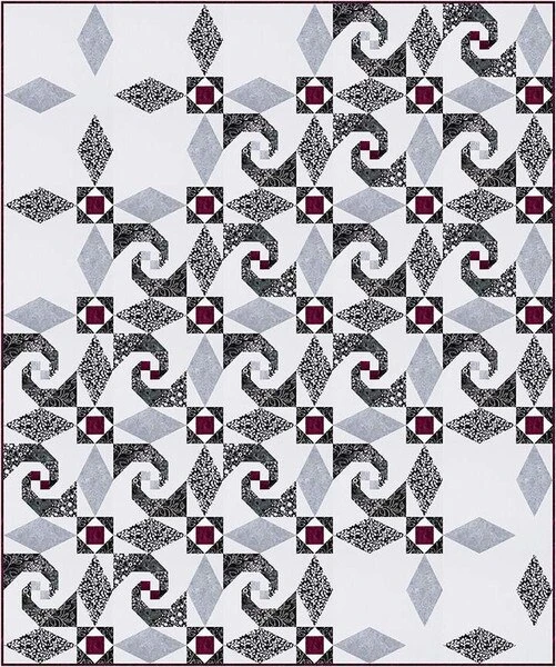 Quiltachusetts Sunset At Sea Quilt Pattern 3 Quiltachusetts Sunset At Sea Quilt Pattern - Image 3