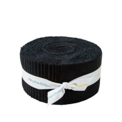 Confetti Cottons Riley Black 2 1/2" Rolie Polie