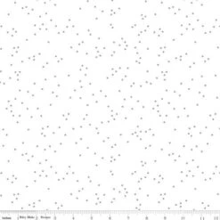 Blossom On White Silver Sparkle