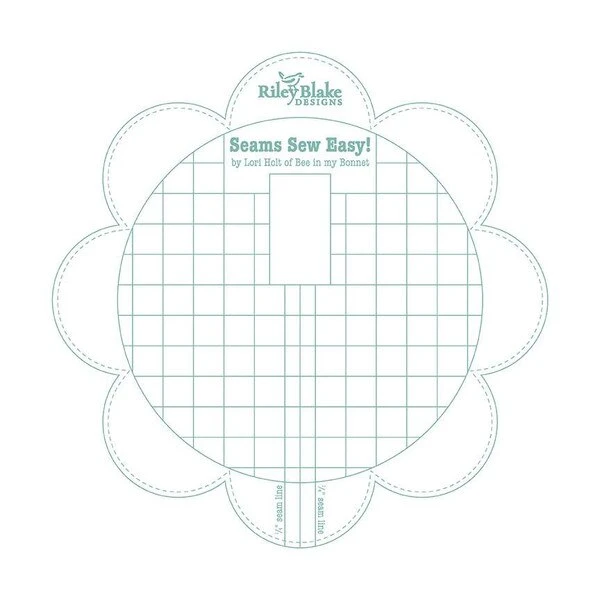 Lori Holt Seams Sew Easy™ Seam Guide Sea Glass 1 Lori Holt Seams Sew Easy™ Seam Guide Sea Glass