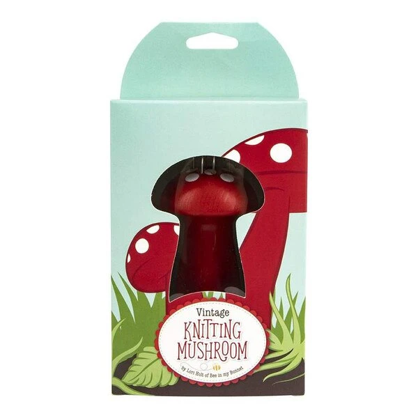 Lori Holt Vintage Knitting Mushroom 2 Lori Holt Vintage Knitting Mushroom - Image 2