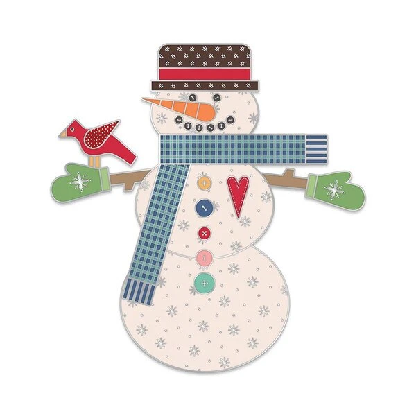 Lori Holt Let's Make A Snowman Needle Minder 1 Lori Holt Let's Make A Snowman Needle Minder
