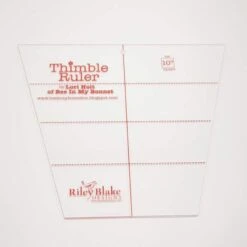 Lori Holt Thimble Ruler 10"