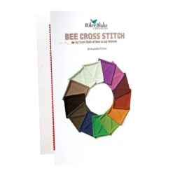 Bee Cross Stitch Swatch Card