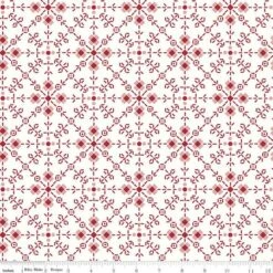 Wide Back Bee Plaids Homemade Red