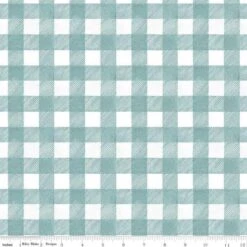Wide Back White As Snow Buffalo Plaid Blue