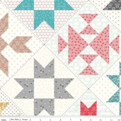 Wide Back Stitch Cheater Print Multi
