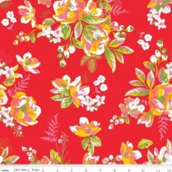 Wide Back Picnic Florals Floral Red